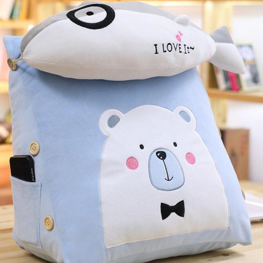 Cute Pets Cushion Pillows + Headrest Set NWT